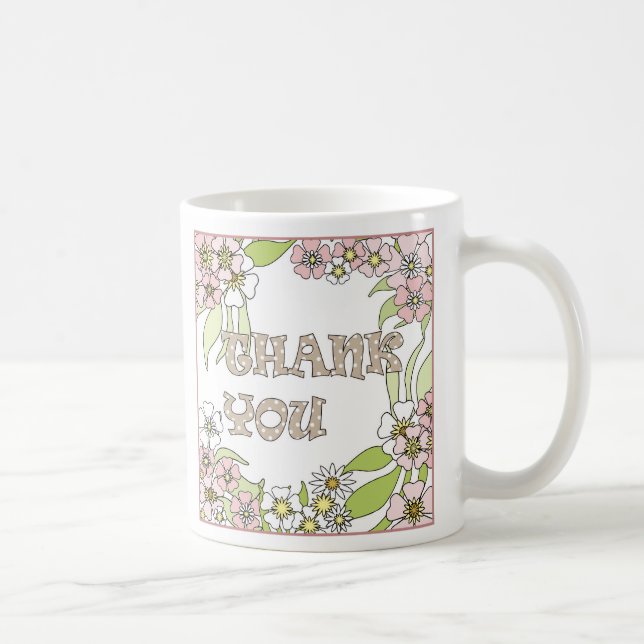 Thank you coffee mug (Right)