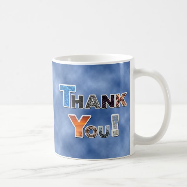 Thank you coffee mug (Right)