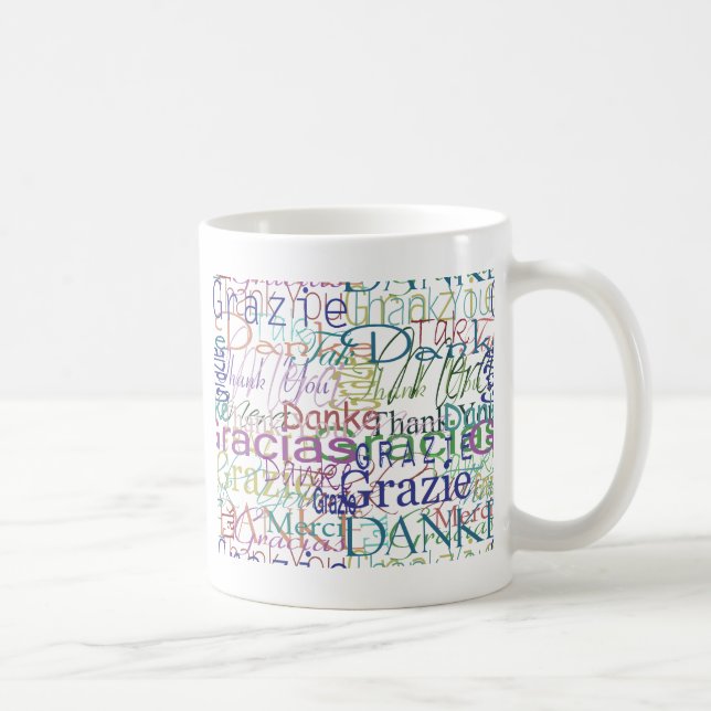 Thank You Coffee Mug (Right)