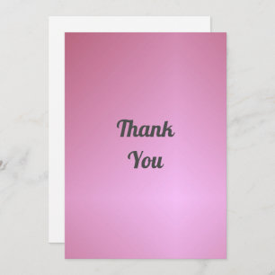 Thank You/Congratulations Thank You Card