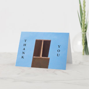 Thank You Construction Building Business I-Beam Card