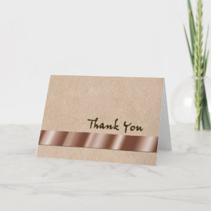 Thank You - Copper Ribbon