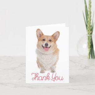 Thank You Corgie ( Pembroke ) Puppy Dog Note Card