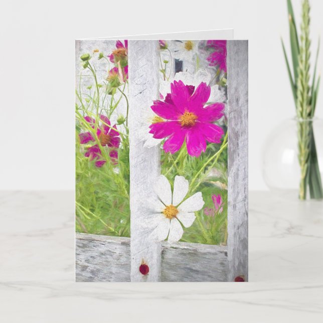 Thank You Cosmos Flower Garden (Front)