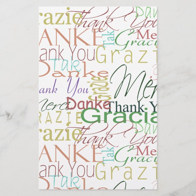 Thank You Craft Paper (Front)