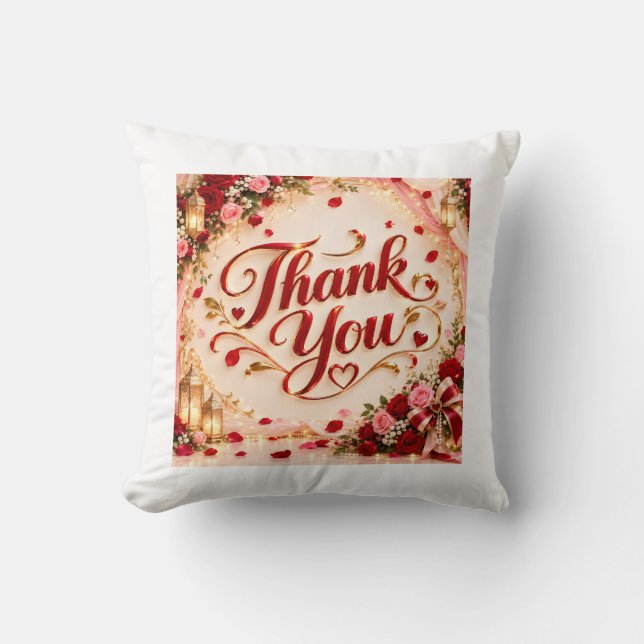 Thank you  cushion (Front)