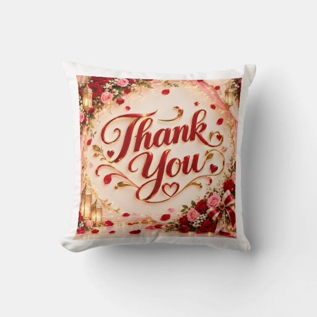 Thank you  cushion (Front)