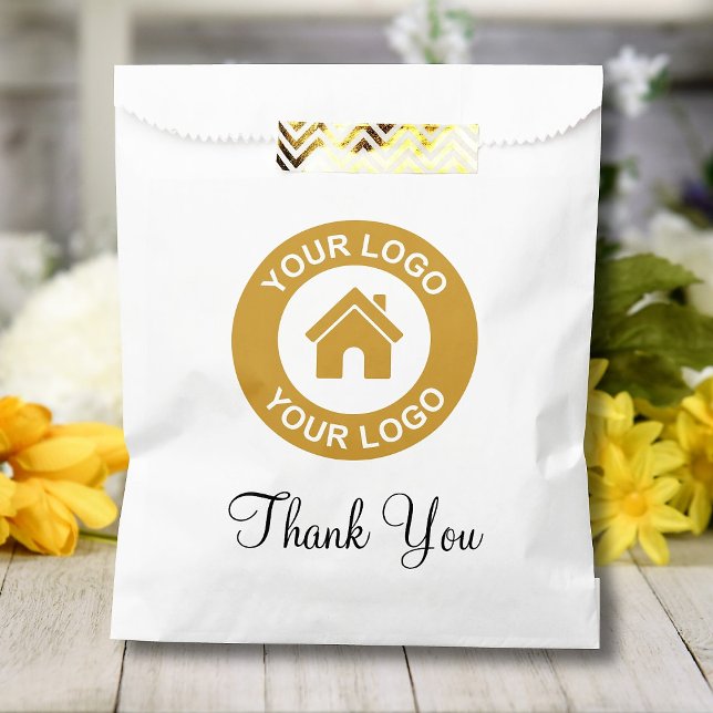 Thank You Custom Business Logo and Text Favour Bags (Creator Uploaded)