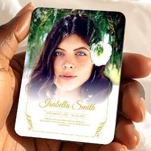 Thank You Custom Funeral Photo Sympathy Grief Loss Magnet