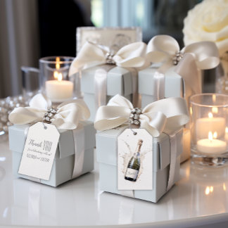 “Thank You" Custom Minimalist Wedding Gift Tags