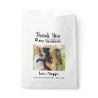 Thank You Custom Pet Photo Dog Treat Wedding
