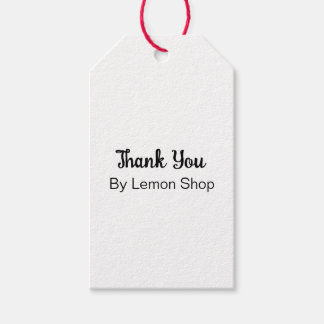 Thank You Customise Text Gift Tags