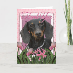 Thank You - Dachshund - Winston Card