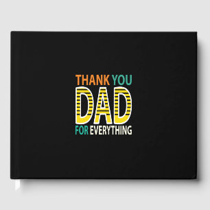 thank you dad for everything guest book