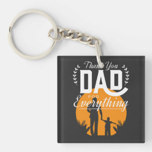 Thank you Dad for everything Key Ring
