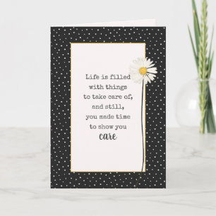 Thank You Daisy on Polka Dots Card