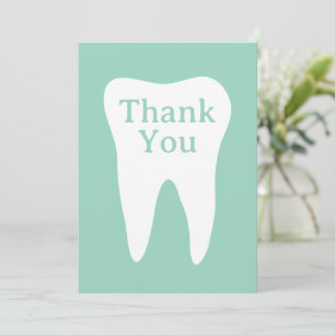 Thank you dentist cards for dental clinic