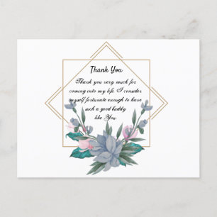 Thank You Design Postcard