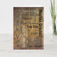 THANK YOU - DIFFERENT LANGUAGES