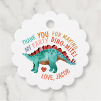 Thank You Dino-Mite Watercolor Dinosaur