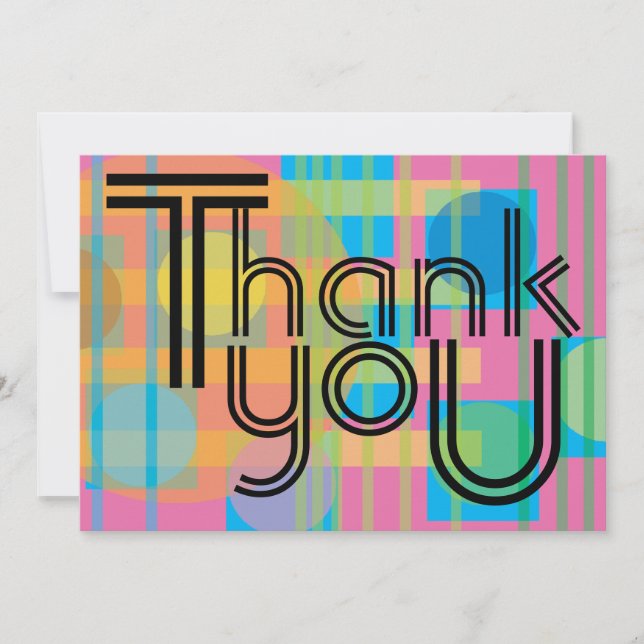 Thank You Disco Card (Front)