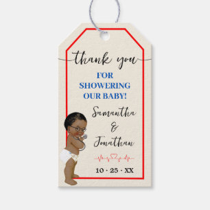 Thank You Doctor Medical AA Baby Shower Favour Tag