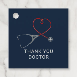 Thank You Doctors Frontline Workers Custom Favour Tags