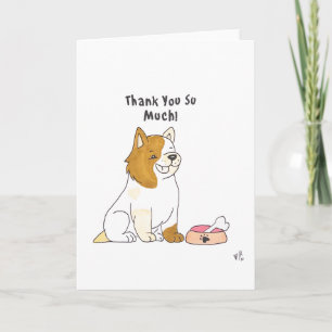 Thank You Dog 2 Card