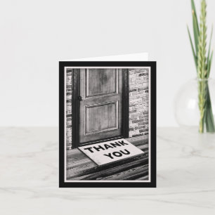 thank you door mat photograph card