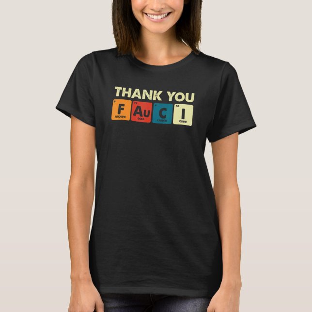 Thank You Dr Fauci Vintage T-Shirt (Front)