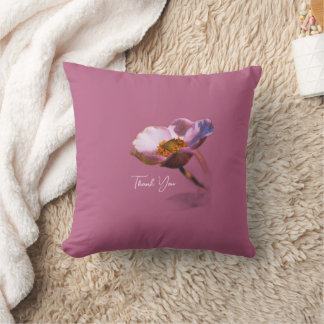 Thank You Dream Flowers – Elegant Fantasy Nature Cushion