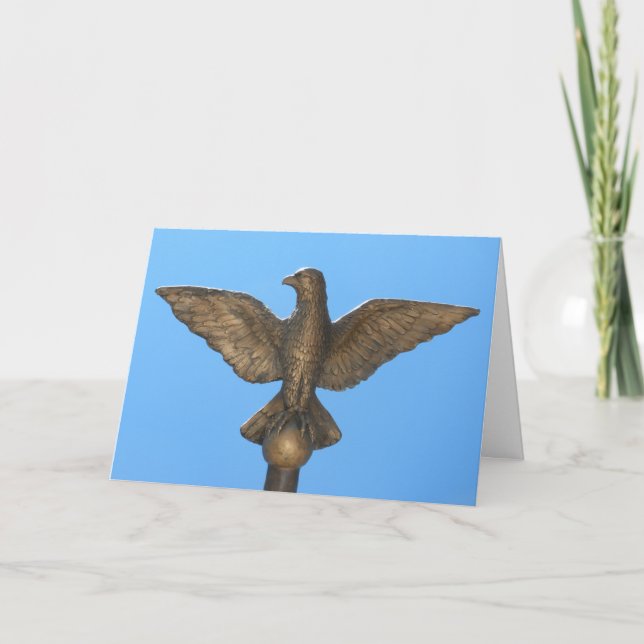 Thank You: Eagle & Blue Sky You Card (Front)