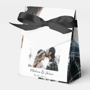 Thank You Elegant Calligraphy Photo  Favour Box
