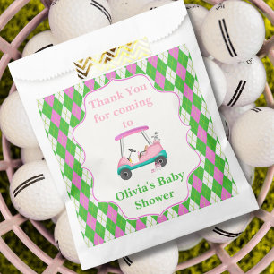 Thank You Elegant Golf Cart Ready For Baby Shower Favour Bags