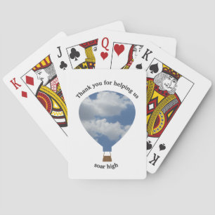 Thank You Employee Appreciation Helping Us Soar Playing Cards
