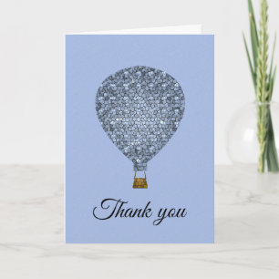 Thank You Employee Appreciation Mosaic Balloon Card