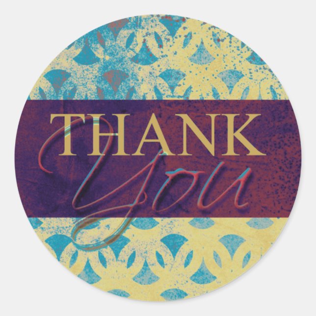 Thank You Envelope Label Seal Stickers (Front)
