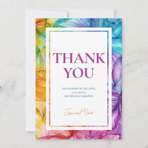 ❤️Thank you Ethereal Bloom Thank You Card