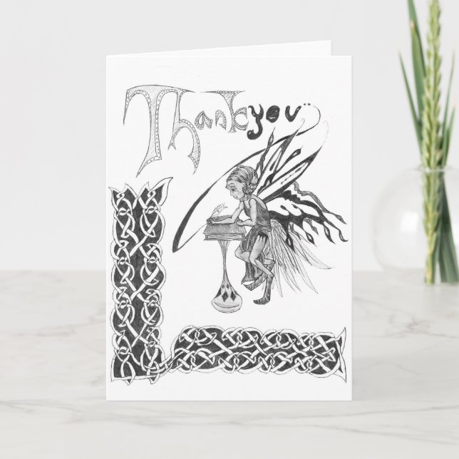 Thank You Faerie Card (Front)