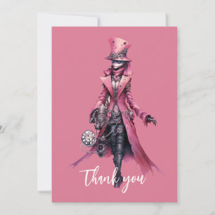 Thank you Fashion Steampunk Skeleton Ghost