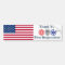 Thank You First Responders Bumper Sticker