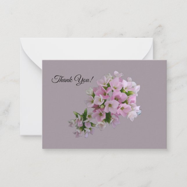 Thank You Flat Note Card (Front)