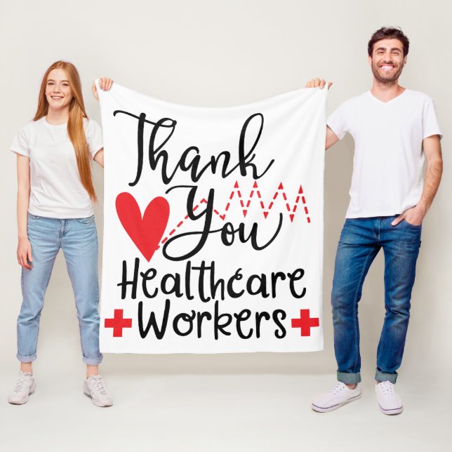 Thank You - Fleece Blanket, 50"x60" Blanket (In Situ)