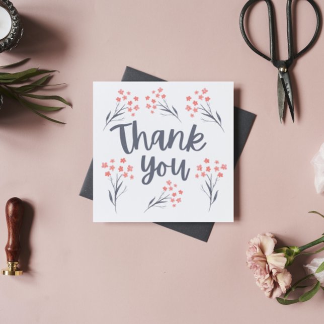Thank You Floral Cards  (Creator Uploaded)