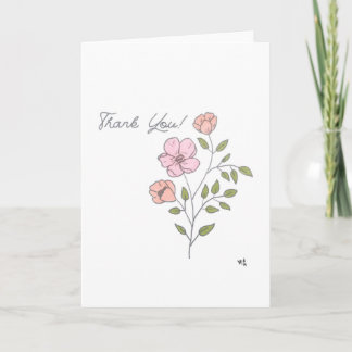 Thank You Flowers 2 Card