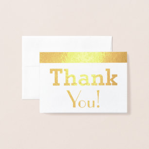 Thank You! Foil Note Card