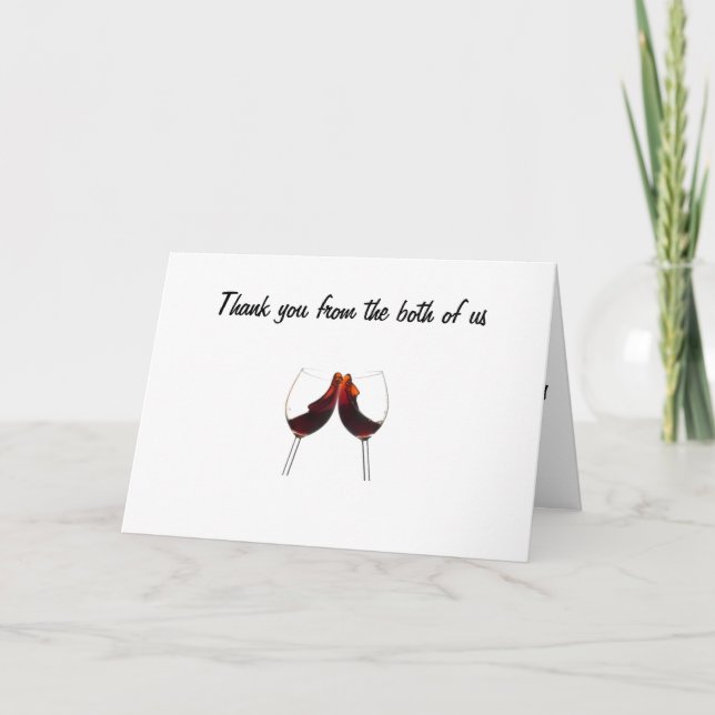 **THANK YOU** FOR *25th WEDDING ANNIVERSARY* Thank You Card (Front)