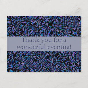 Thank You For a Wonderful Evening! Postcard