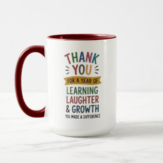 Thank You for a Year of Learning  Mug