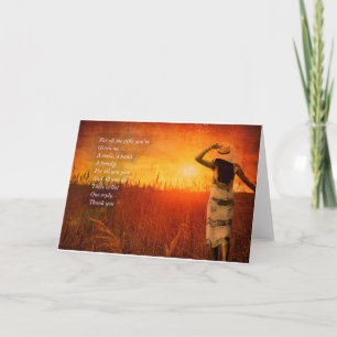 Thank you - For All the Gifts You've Given Me Card